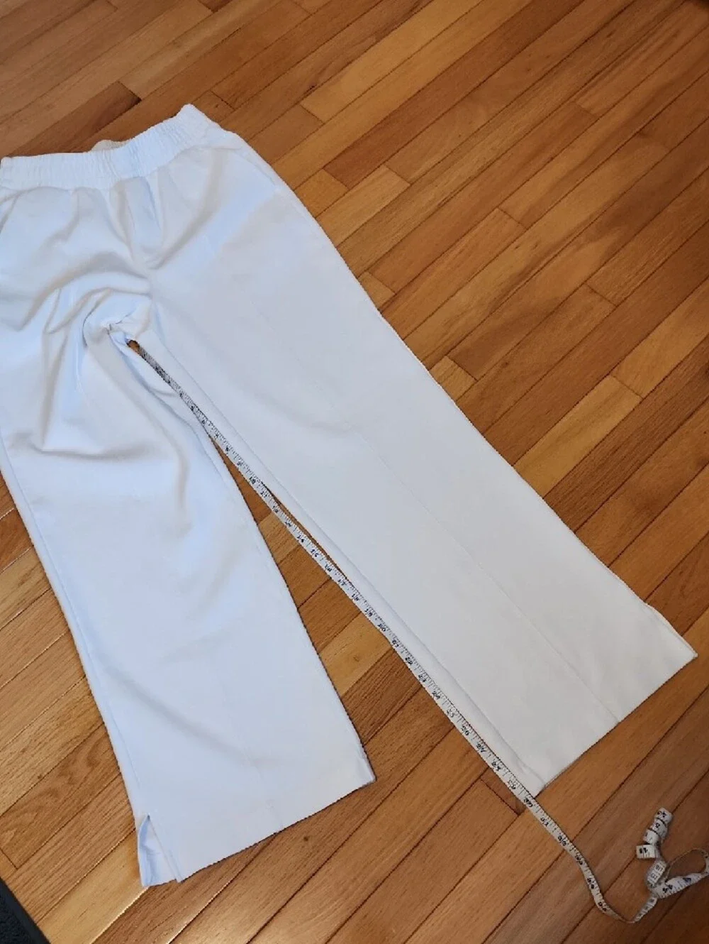 Old Navy White Wide-Leg Pull-On Pants